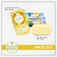 LUXURY COMBO 2  [ 60th ANNIVERSARY GOLD SOAP 250G + COLLAGEN 250G ]